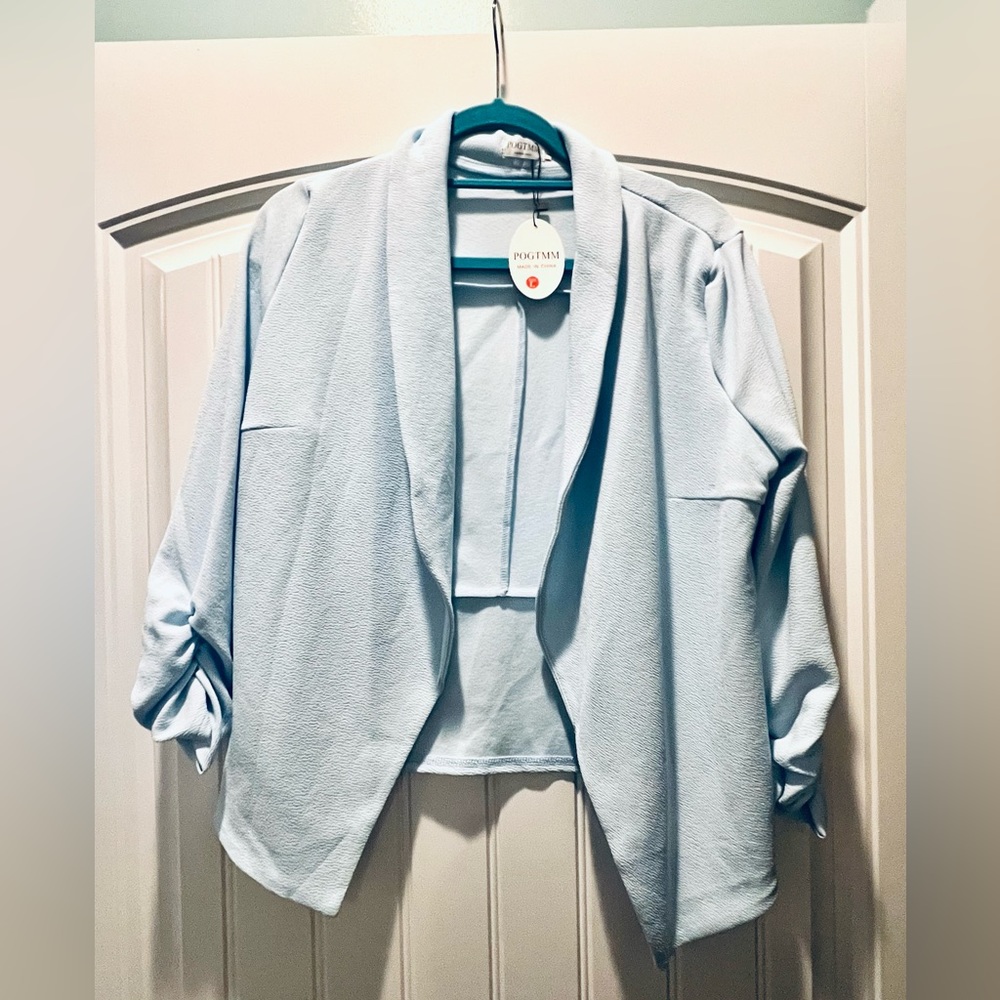 NWT light blue blazer